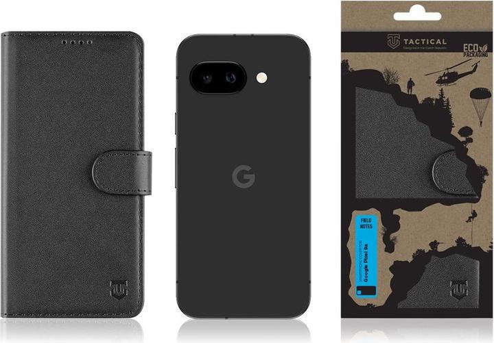 Actual product image Tactical Back panel cover - Field Notes for Google Pixel 9a Black (Google Pixel 9a)