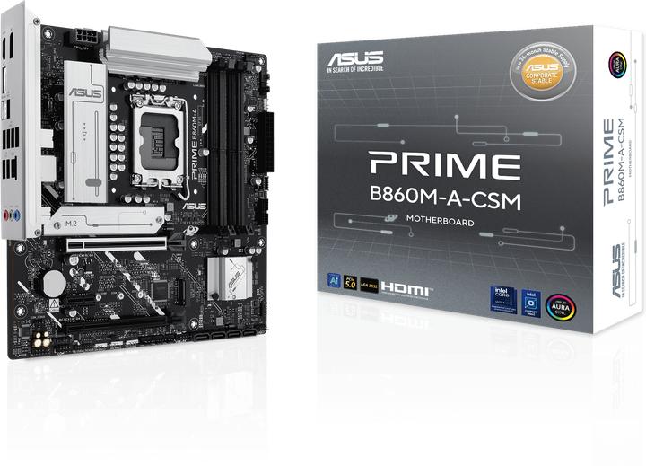 Productafbeelding ASUS PRIME B860M-A-CSM (LGA 1851, Intel B860, mATX)