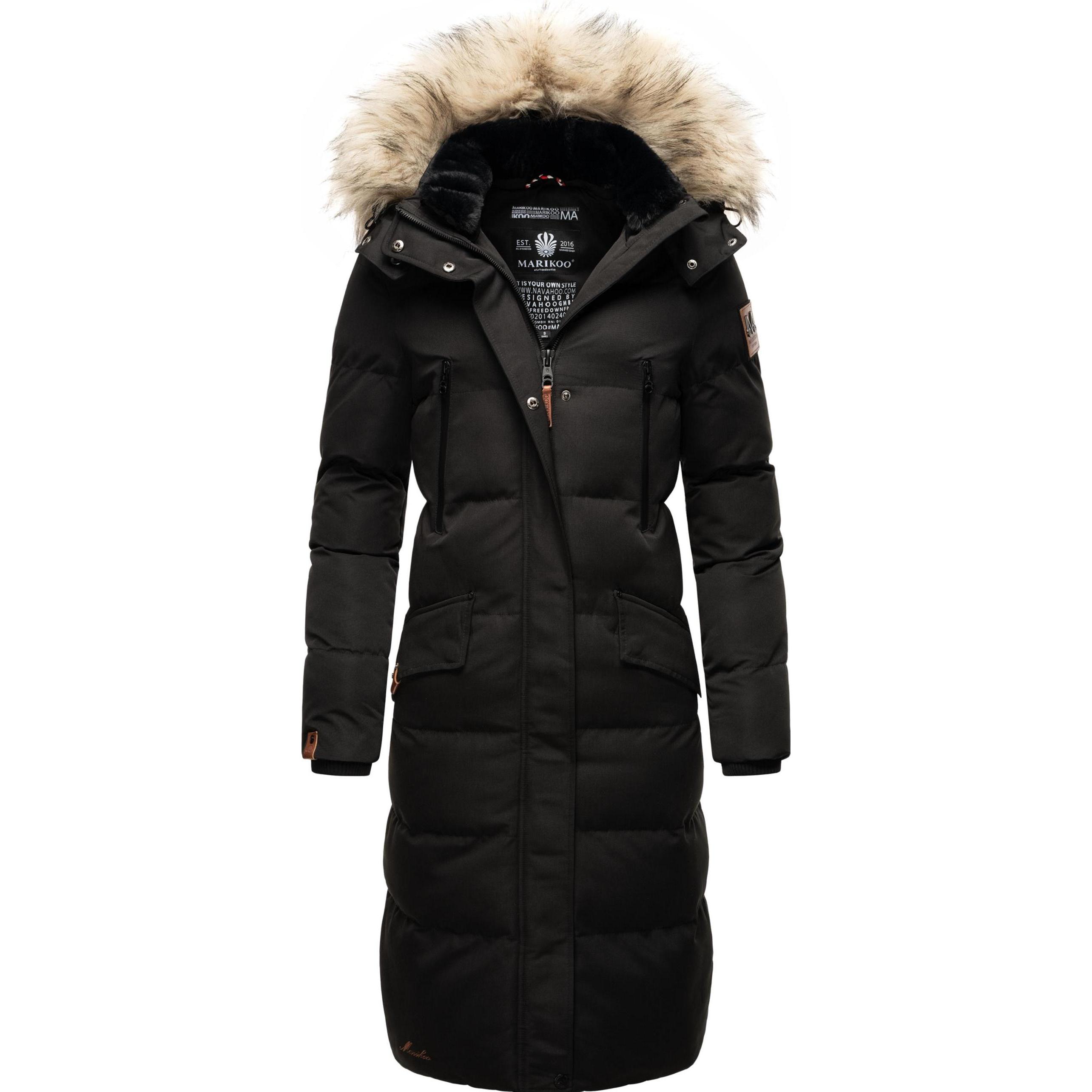 Marikoo, Damen, Jacke, Schneesternchen (XXL), Schwarz, XXL