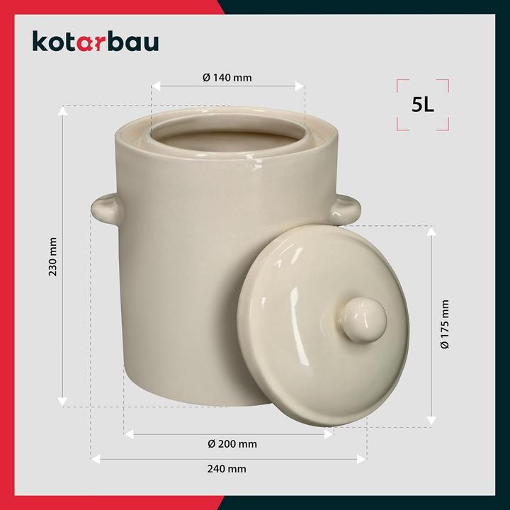 Produktbild Kotarbau Sauerkrauttopf (5 l)
