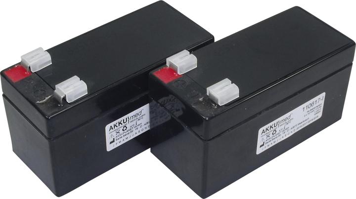 Actual product image XCell Blei Akku passend für Stiegelmeyer Bett Vivendo EM1, Avanta (2 pcs., 1200 mAh)