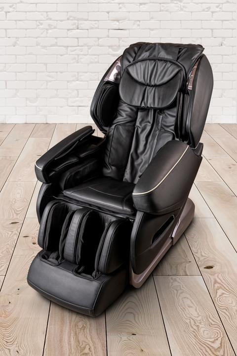 Actual product image PureHaven Massage chair Kneading and tapping massage Heating function Bluetooth USB Voice control black