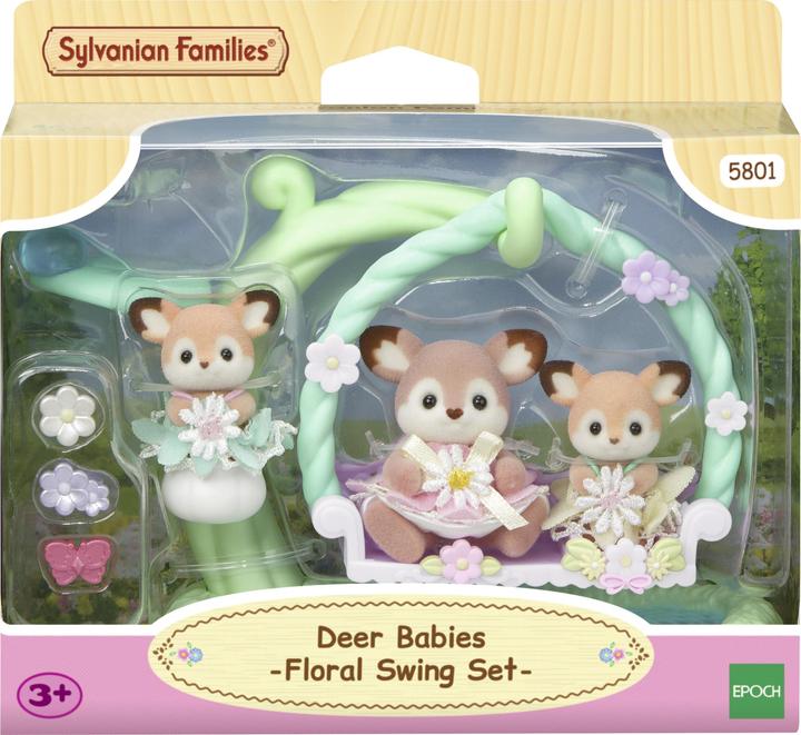Actual product image Sylvanian Families Reh Babys mit Blumenschaukel Spielset