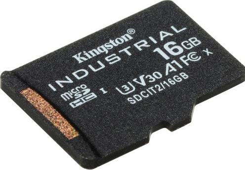 Actual product image Kingston microSDHC Industrial (16 GB, microSDHC, U3, UHS-I)