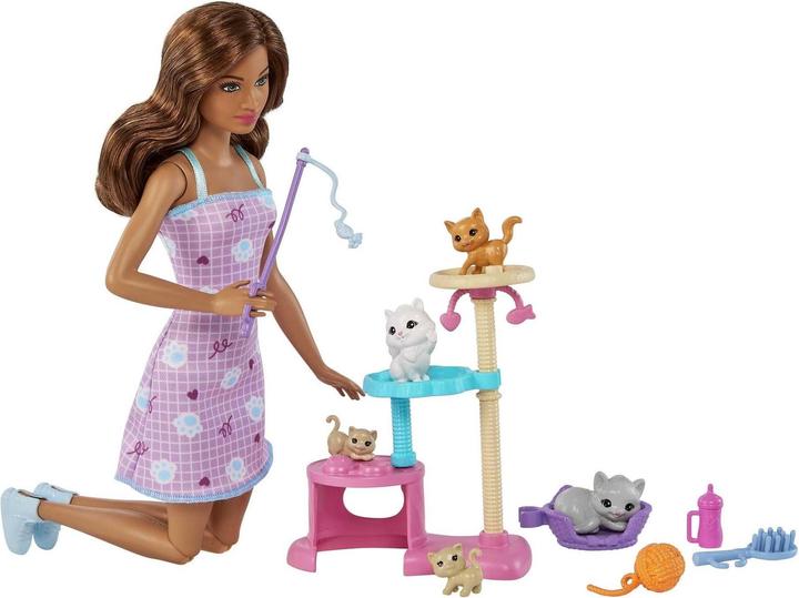 Produktbild Barbie Puppe und Kätzchen Kratzbaum