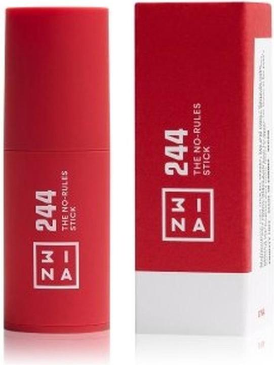 Immagine prodotto 3INA MAKEUP The No-Rules Stick 244 Rosso Trucco Multiuso per Occhi Labbra e Guance con Ialuronico A
