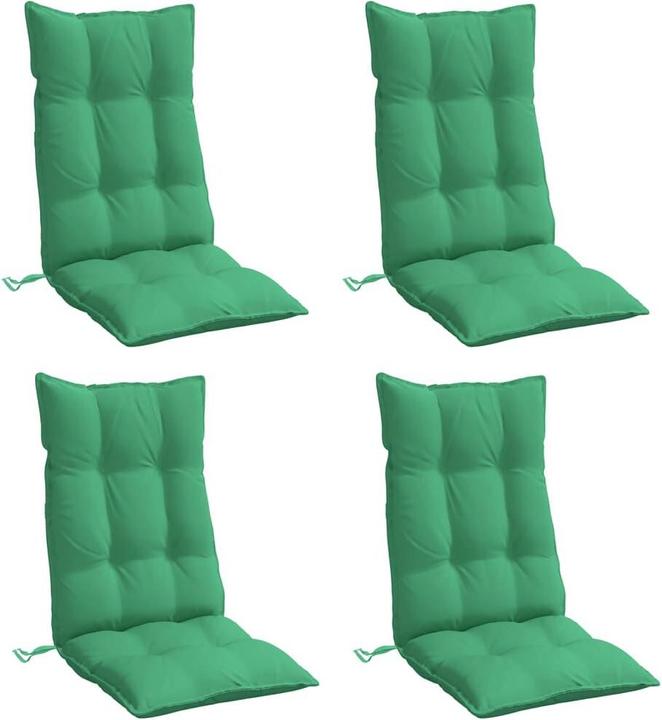 Produktbild vidaXL Hochlehner-Auflagen 4 Stk. Oxford-Gewebe (120 x 50 x 7 cm)