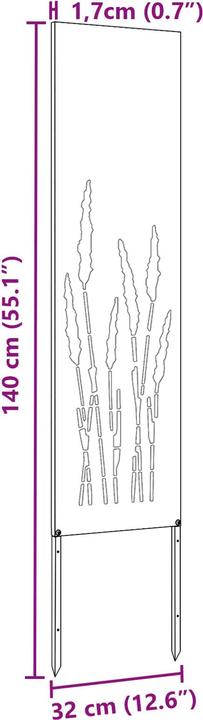 Produktbild vidaXL Gartensichtschutz (32 cm)