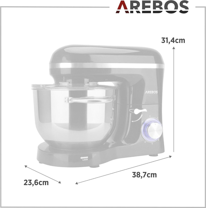 Image du produit Arebos Robot de cuisine (1500 W)