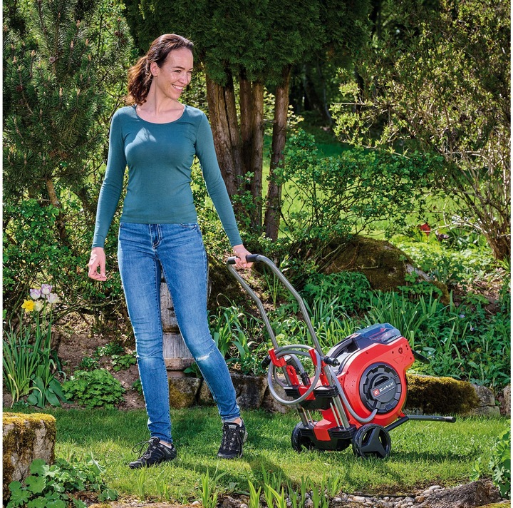 Productafbeelding Einhell GE-HR 18/30 Li-Solo 4173770 540mm 1/2 inch 1 st. rood Slanghaspel (30 m)