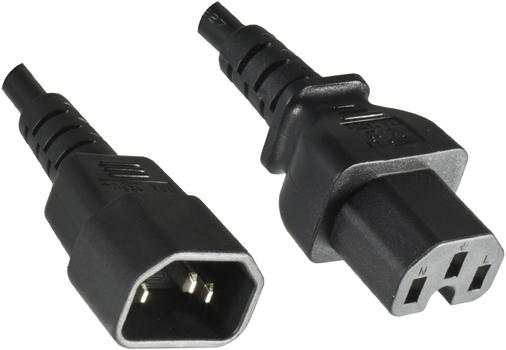 Actual product image Dinic CB-K-15-3M power cable C14 coupler C15 coupler (3 m)