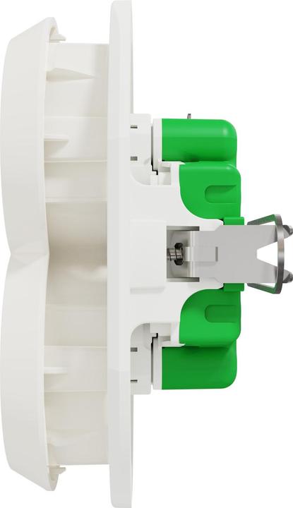Produktbild Schneider Electric Doppelsteckdose mit erhöhtem WDE011122