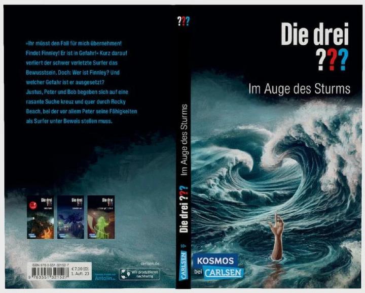 Immagine prodotto Die drei DREI FRAGEZEICHEN (197) Im Auge des Sturms (Tedesco, Kari Erlhoff, 2023)