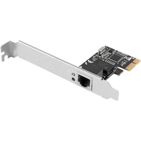 Thumbnail - Lanberg PCE-1GB-201 Netzwerkkarte Eingebaut Ethernet (Mini PCI Express), Netzwerkkarte, Schwarz