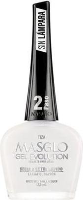 Actual product image Masglo GEL EVOLUTION Nail Polish Gel Effect No UV/Led Lamp Required Duration up to 12 days TIZA 0.5 (Gel-Effect Nail Polish)