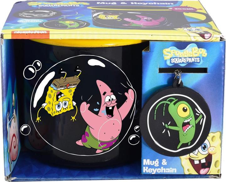 Immagine prodotto Blue Sky SpongeBob: tazza smaltata e portachiavi (250 ml, 1 x)