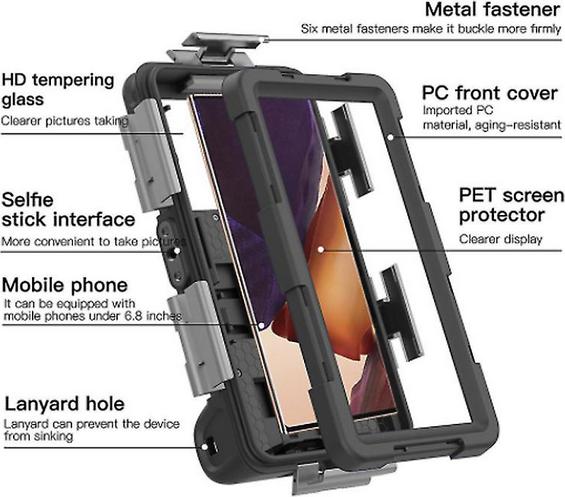 Produktbild PhoneLook SHELLBOX Universelle Smartphone Hülle Professional Waterproof Case 2nd Generation (15 Meter) (Apple iPhone 14 Pro Max, Apple iPhone 6, Samsung Galaxy S21 5G, Samsung Galaxy S6)