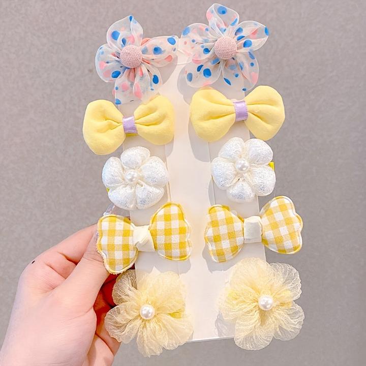 Immagine prodotto Activity Board 10 pezzi di adorabili fermagli per capelli a forma di fiore, gioielli per capelli per bambine, 10