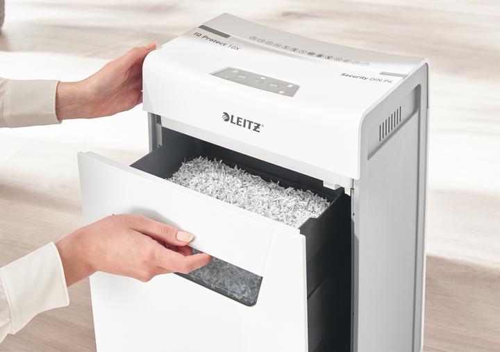 Produktbild Leitz IQ 10X PROTECT PREMIUM - Aktenvernichter (Partikelschnitt)