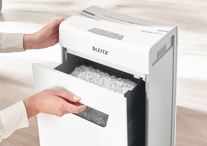 Actual product image Leitz IQ 10X PROTECT PREMIUM - Document shredder (Particle cut)