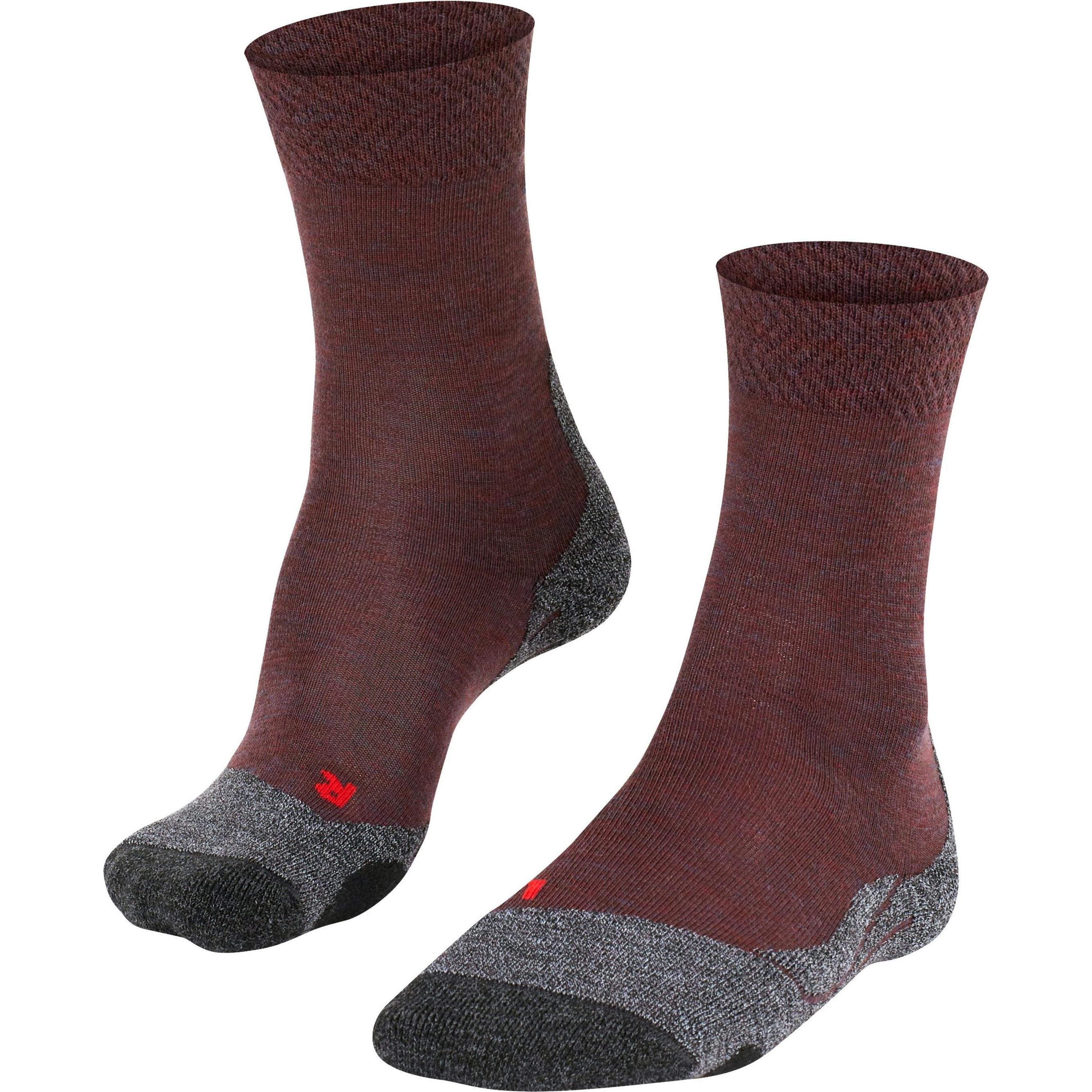 Falke, Damen, Sportsocken, TK2 Melange (35 - 36), Rot