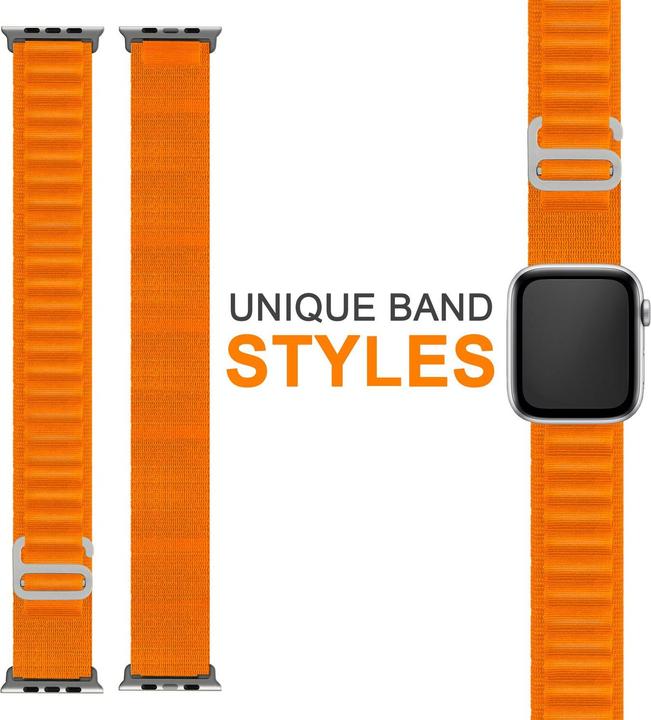 Produktbild Nalia Alpine Nylon Smart-Watch Armband (Nylon, Silikon)