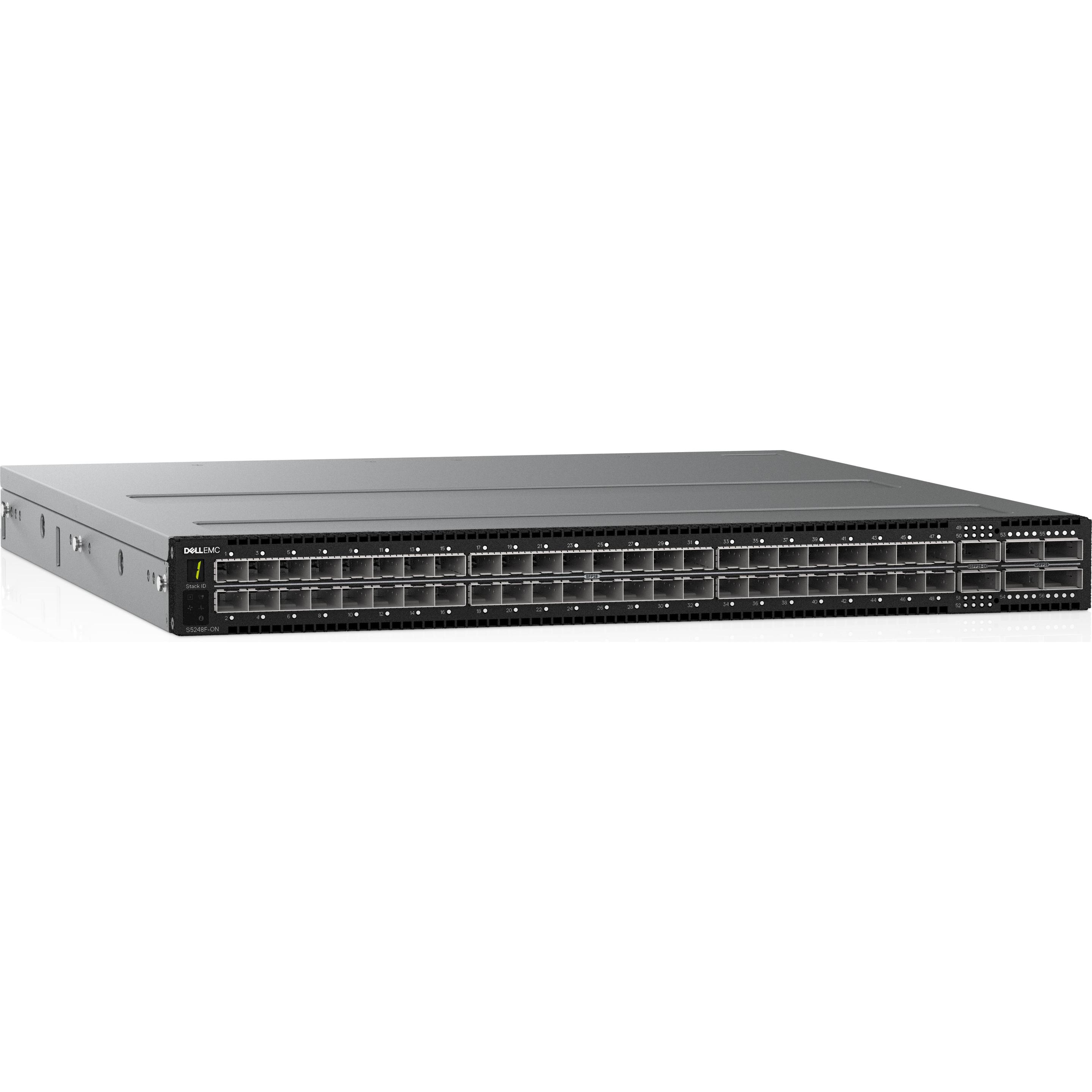 Dell SFP28 Switch S5248F-ON 52 Port (52 Ports), Netzwerk Switch, Schwarz