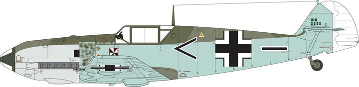 Image du produit Airfix Kit de construction du Messerschmitt Me109E-4/E-1 1:48