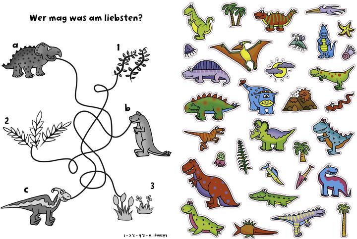 Produktbild 555 Sticker Dinosaurier