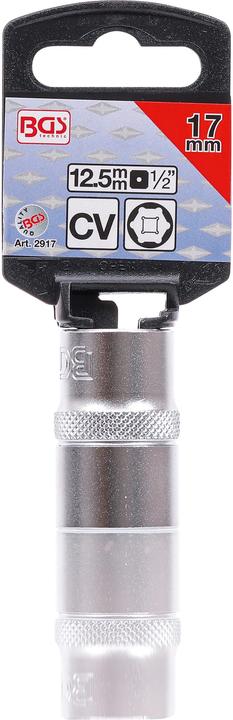 Actual product image BGS Socket, Hexagon 12.5 mm (1/2") Drive 17 mm (17 mm)