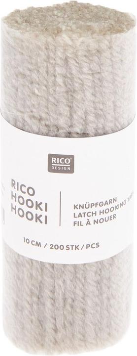 Actual product image Rico Design Hooki Knüpfgarn Perlgrau