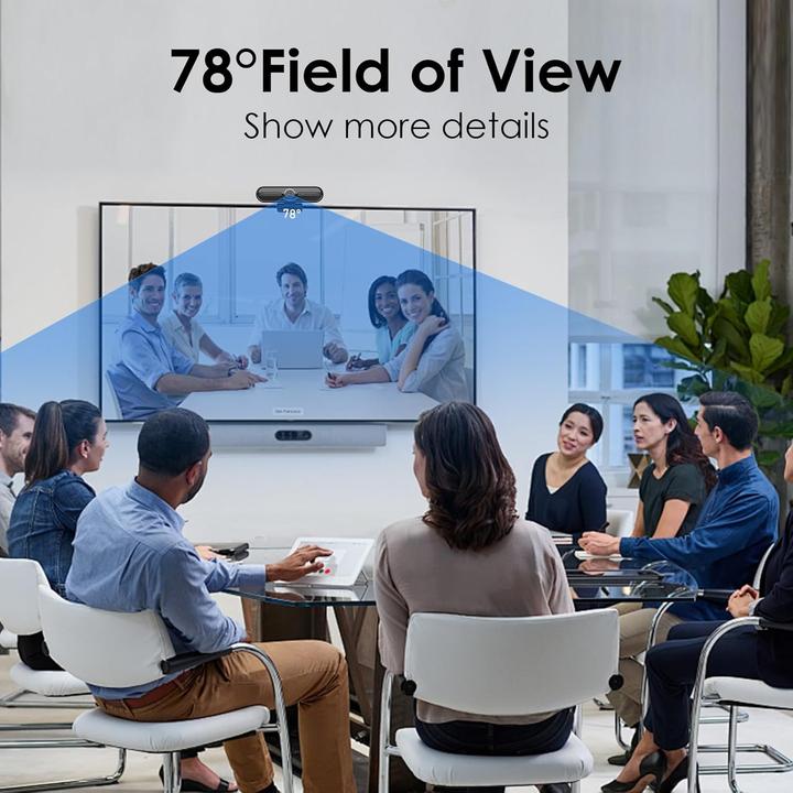 Immagine prodotto Vizolink W4DS Webcam 2K mit Autofokus und Dual Mikrofon