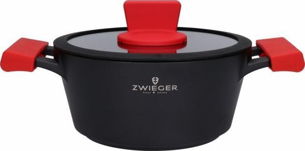Zwieger OBSIDIAN Induktionstopf mit Deckel 20cm (Kochtopf, Aluminium, 20 x 11 cm)