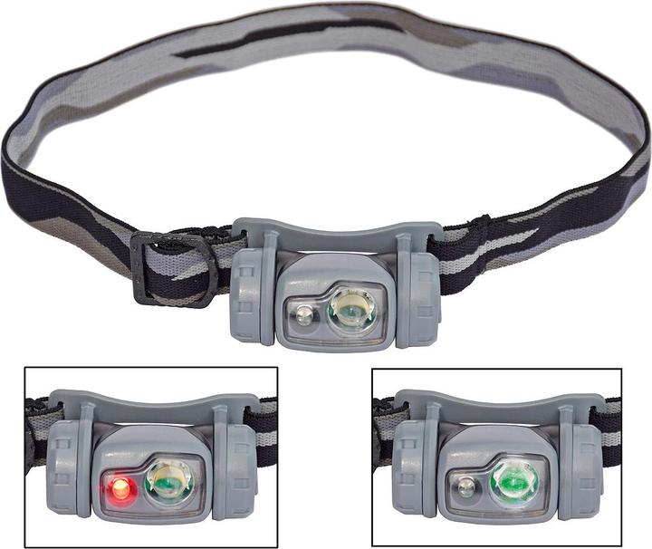 Produktbild Compass Stirnlampe rotes/weisses Licht (350 lm)