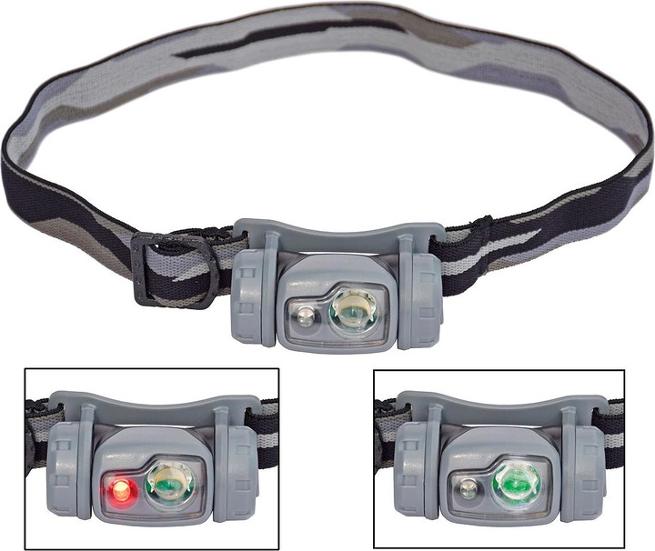 Image du produit Compass Lampe frontale lumière rouge/blanche (350 lm)