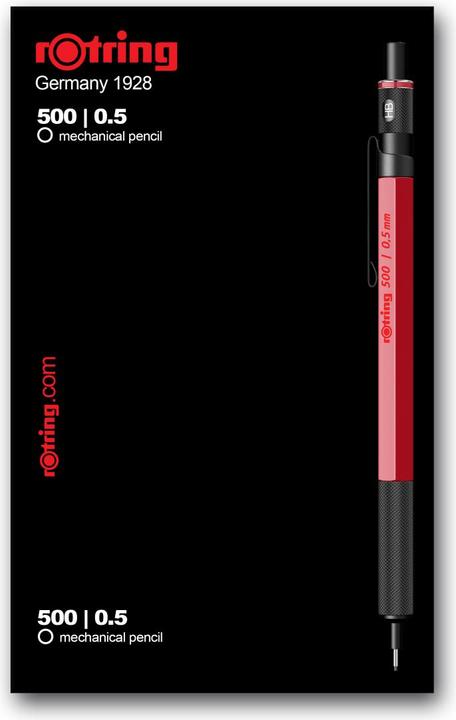 Produktbild Rotring Feinminenstift 500 Metallic Geschenkbox (0.50 mm, HB, 1 x)