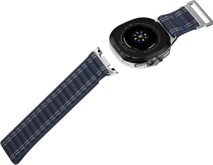 Actual product image Spigen - WBF0 - Samsung Galaxy Watch8 40mm/Watch8 44mm/Watch8 Classic - Navy (20 mm, 22 mm, Fabric, Nylon)