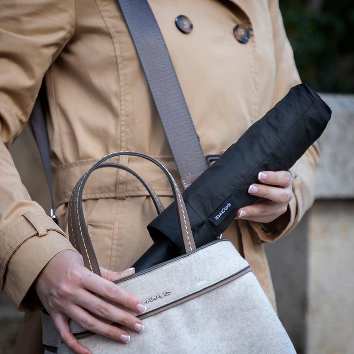 Actual product image InnovaGoods Umbrella with inverted folding and with LED Folbrella