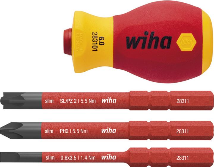 Productafbeelding Wiha VDE Omkeerbare handgreep Hendeldiameter (Phillipps kruissleuf (PH))