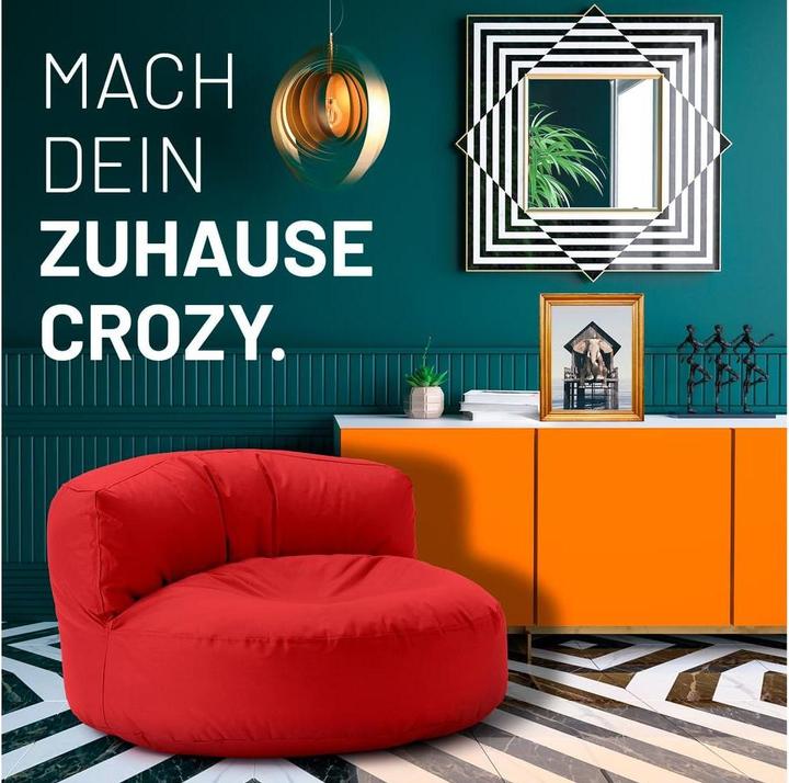 Produktbild Lumaland Sitzsack-Sofa, 320 l Polyester (PES), Rot