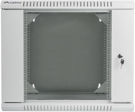 Immagine prodotto Lanberg WF02-6609-10S Rack 9U Scaffale montato a parete (9 HE, Rack da 19 pollici)