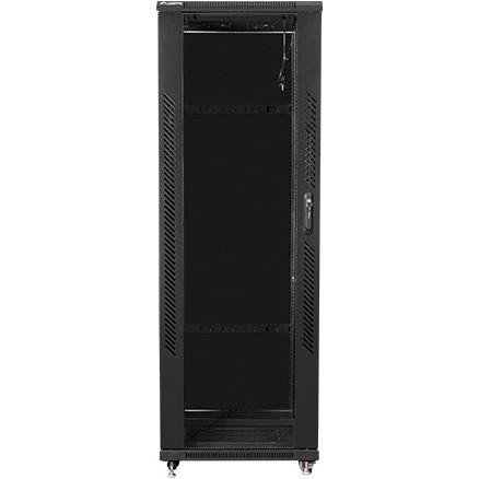 Thumbnail - Lanberg FF01-6637-12B Rack 37U Freistehendes Gestell (37 HE, 19 Zoll Rack), Serverschrank, Schwarz