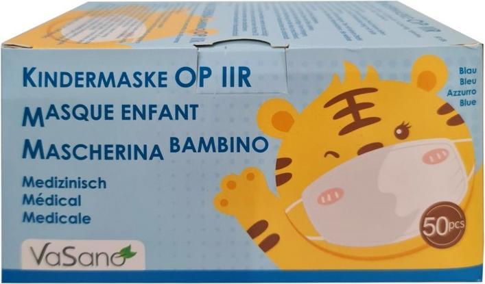Produktbild VaSano Typ IIR Kindermasken (Typ IIR, 50 x)