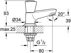 Produktbild Grohe Costa S Chrom