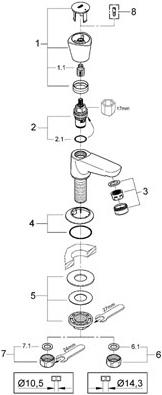 Produktbild Grohe Costa S Chrom