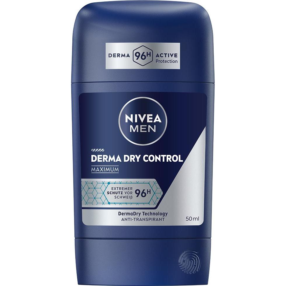 Nivea Men Herren Deo, Derma Dry Control Stick (Stick)