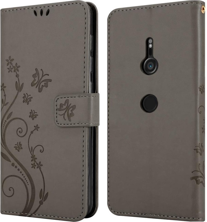 Produktbild Cadorabo Flower Book Cover (Sony Xperia XZ3)