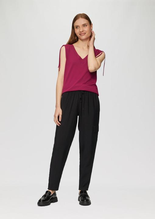 Image du produit S.Oliver Hose Jogpants aus strukturierter Viskose mit Cargotasche (36)