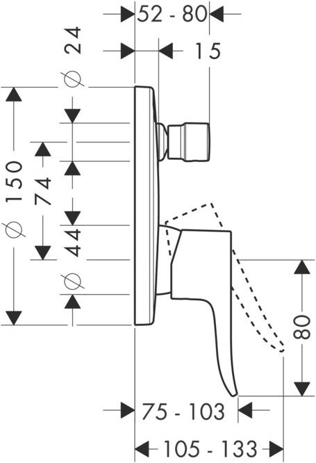 Image du produit hansgrohe Metris Chrome