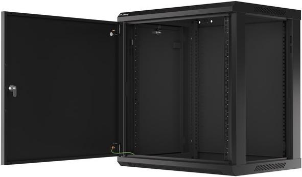 Produktbild Lanberg WF01-6412-00B Rack 12U Wandmontiertes Regal (12 HE, 19 Zoll Rack)